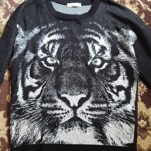 Tiger print sweatshirt